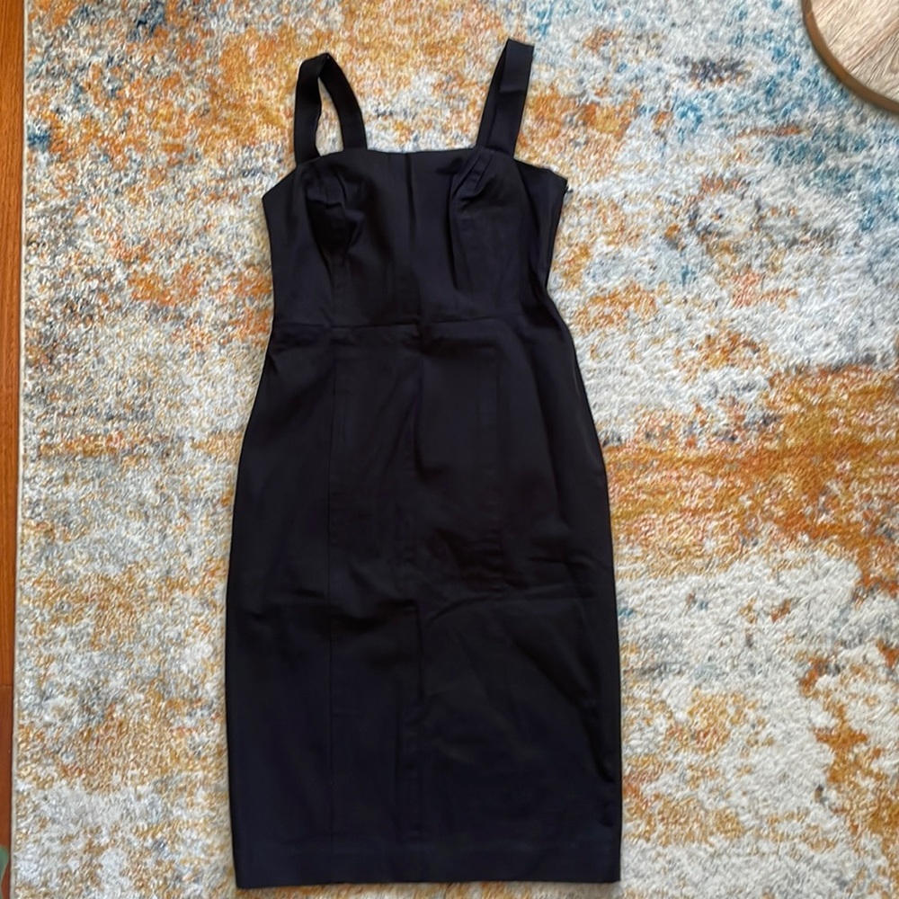 Banana Republic Fitted Black Dress